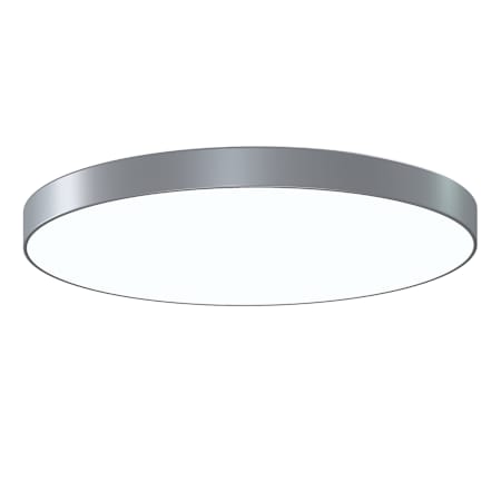 Sonneman Pi 30" Wide LED Flush Mount Drum Ceiling Fixture - 3000K - 277 Bright Satin Aluminum