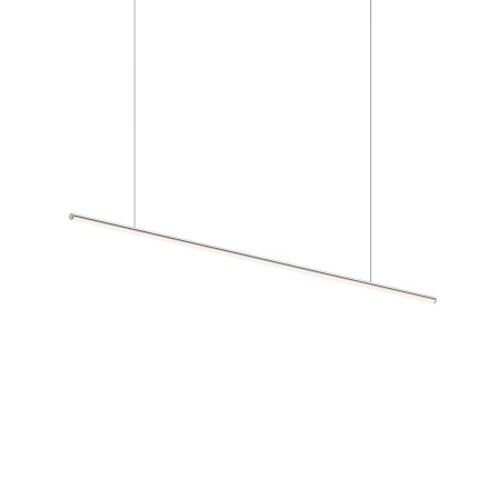 Sonneman Fino 58" Wide LED Suspension Linear Pendant Polished Chrome