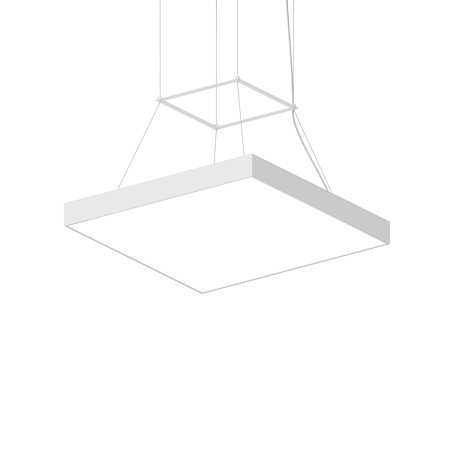 Sonneman Pi 24" Wide Suspension Pendant Satin White