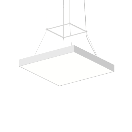Sonneman Pi 24" Wide Suspension Pendant Satin White