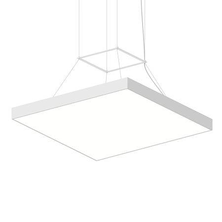 Sonneman Pi 30" Wide Suspension Pendant Satin White