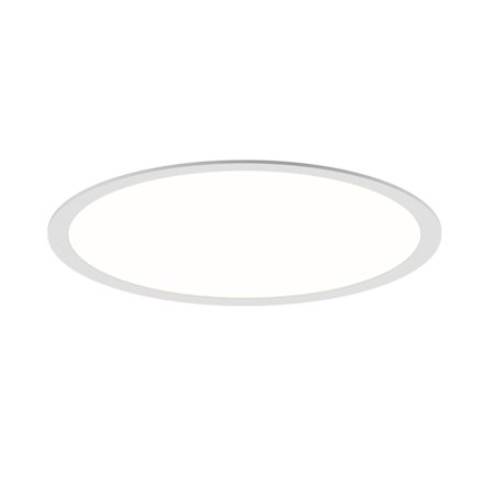 Sonneman Pi 23" Wide Flush Mount Ceiling Fixture Satin White