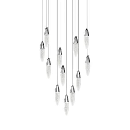 Sonneman Sultana 26" Wide Multi Light Pendant Polished Chrome