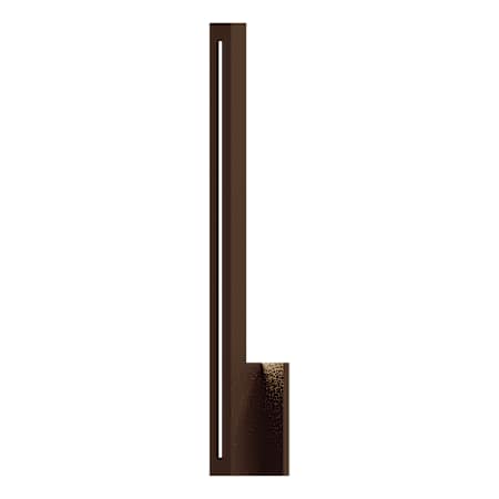 Sonneman Stripe 24" Tall Integrated LED Outdoor Wall Sconce with Aluminum Shade - ADA Compliant Textured Bronze