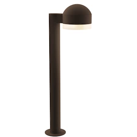 Sonneman REALS Single Light 24" Tall Integrated LED Landscape Path Light with Frosted Lens Textured Bronze