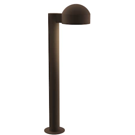 Sonneman REALS Single Light 24" Tall Integrated LED Landscape Path Light with Frosted Lens Textured Bronze