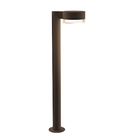 Sonneman REALS Single Light 28" Tall Integrated LED Landscape Path Light with Clear Lens Textured Bronze