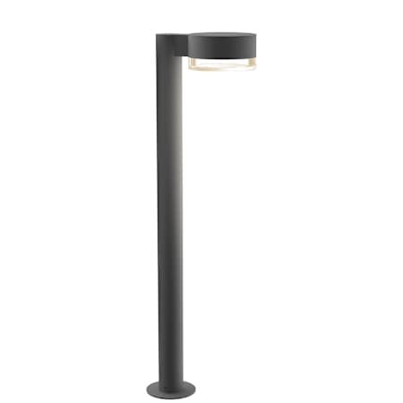 Sonneman REALS Single Light 28" Tall Integrated LED Landscape Path Light with Clear Lens Textured Gray