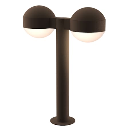 Sonneman REALS 2 Light 18" Tall Integrated LED Landscape Path Light with Frosted Lens Textured Bronze