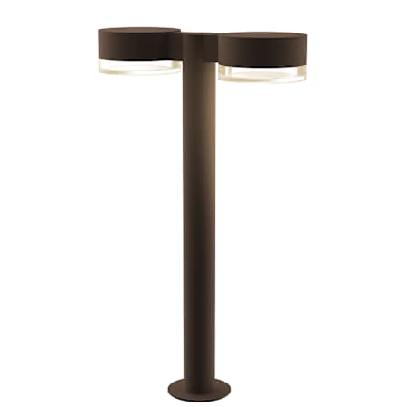 Sonneman REALS 2 Light 22" Tall Integrated LED Landscape Path Light with Clear Lens Textured Bronze