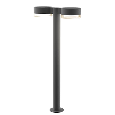 Sonneman REALS 2 Light 28" Tall Integrated LED Landscape Path Light with Clear Lens Textured Gray