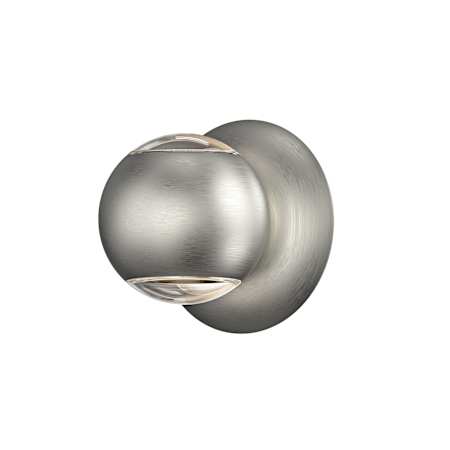 Sonneman Hemisphere 5" Tall LED Wall Sconce Natural Anodized