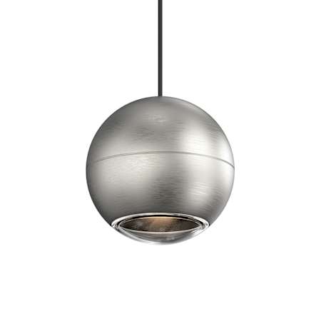 Sonneman Hemisphere 4" Wide LED Mini Pendant Natural Anodized