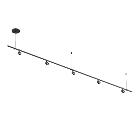 Sonneman Suspenders 97" Wide Suspension Pendant Satin Black