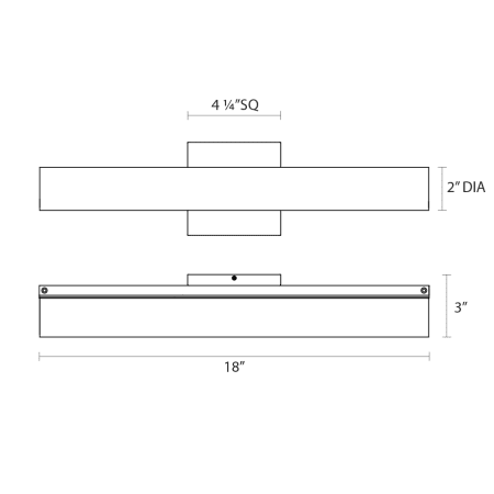 Sonneman 2430-FT Line Drawing