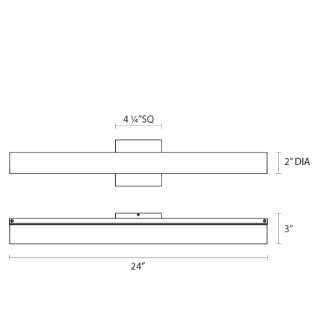 Sonneman 2431-FT Line Drawing