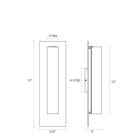 Sonneman 2441-FT Line Drawing
