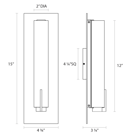 Sonneman 2441-ST Line Drawing