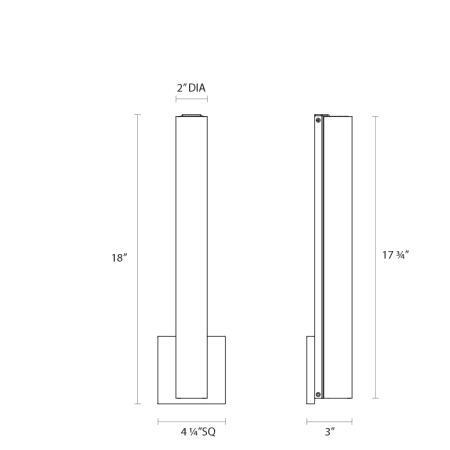 Sonneman 2442-ST Line Drawing