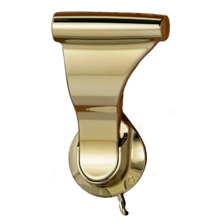 Soss UltraLatch Privacy Door Lever Set with 2-3/8" Backset for 1-3/4" Thick Doors Bright Brass, PVD