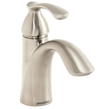 Speakman Chelsea 1.2 GPM Single Hole Bathroom Faucet with Metal Pop-Up Drain Assembly Brushed Nickel