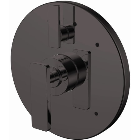 Speakman Vector Dual Function Pressure Balanced Valve Trim Only with Double Lever Handle and Integrated Diverter - Less Rough In Matte Black