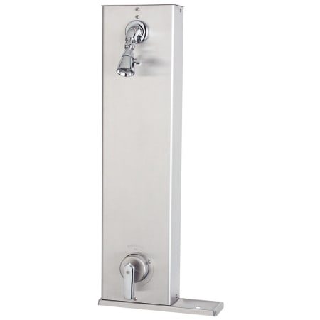 Speakman Sentinel Mark II 2.5 GPM Pressure Balanced Shower System with Shower Head, Shower Arm, Valve Trim, and Rough In Valve Stainless Steel