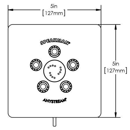 Speakman-S-3021-E175-Dimensional Diagram