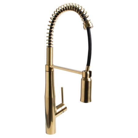 Speakman Neo 1.8 GPM Single Hole Pre-Rinse Pull Down Kitchen Faucet Aged Brass