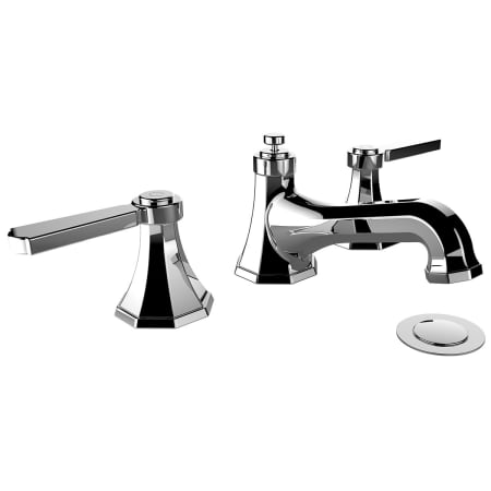 Speakman Opera 1.2 GPM Widespread Bathroom Faucet - Includes Pop-Up Drain Assembly Polished Chrome