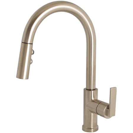 Speakman Lura 1.8 GPM Single Hole Pull Down Kitchen Faucet - Includes Escutcheon Brushed Bronze