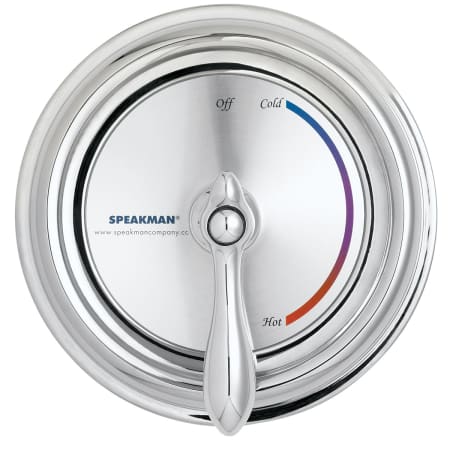Speakman Speakman Single Handle Vandal-Resistant Pressure Balanced Trim and Valve with Metal Lever Handle from the Sentinel Mark II Chrome