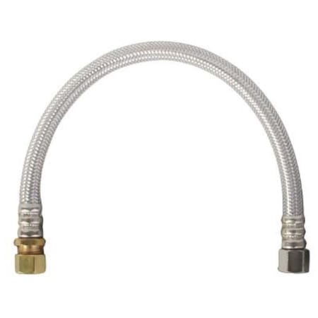Speakman 3/8" OD x 3/8" Com x 20" Stainless Steel Faucet Connector Stainless Steel