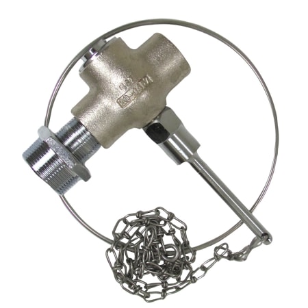Speakman 1" Self-Closing Valve with Ring and Chain for Emergency Showers Stainless Steel