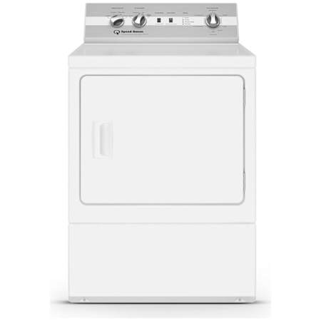Speed Queen 27 Inch Wide 7 Cu. Ft. Electric Dryer with Reversible Door and Up-Front Filter White