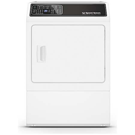 Speed Queen 27 Inch Wide 7 Cu. Ft. Electric Dryer with Pet Plus Cycles and Steam Refresh White