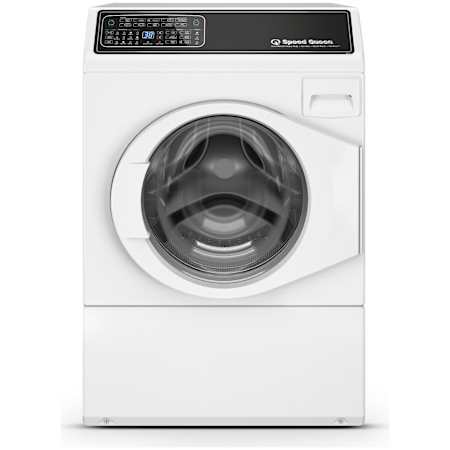 Speed Queen 27 Inch Wide 3.5 Cu. Ft. Front Loading Washing Machine with Dynamic Balancing Technology and Oxi Cycle White