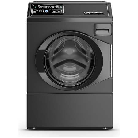 Speed Queen 27 Inch Wide 3.5 Cu. Ft. Front Loading Washing Machine with Dynamic Balancing Technology and Delayed Start Option Matte Black