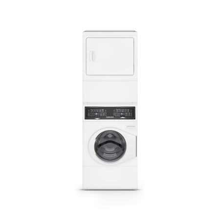 Speed Queen SF7 27 Inch Wide Laundry Center with 3.5 Cu. Ft. Washer and 7 Cu. Ft. Electric Dryer with Steam Refresh White