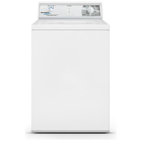 Speed Queen 26 Inch Wide 3.2 Cu. Ft. Commercial Non Vended Washing Machine with Automatic Balancing Suspension and Knob Controls White
