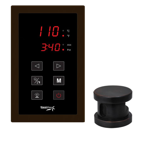 SteamSpa Oasis Touch Panel Control Kit Oil Rubbed Bronze