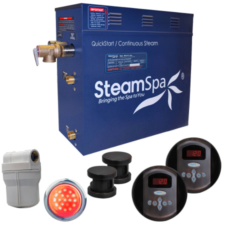 SteamSpa Royal 12 KW QuickStart Steam Bath Generator Package Oil Rubbed Bronze