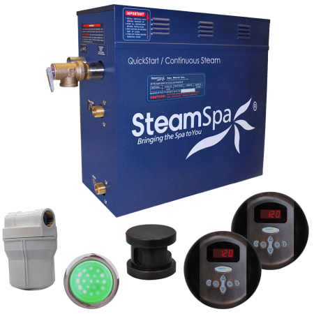 SteamSpa Royal 9 KW QuickStart Steam Bath Generator Package Oil Rubbed Bronze