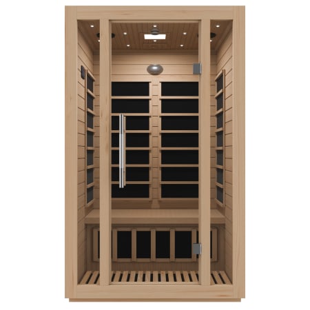 SteamSpa 2-Person Infrared Hemlock Indoor Sauna Room with LED Touch Control Panel Wood