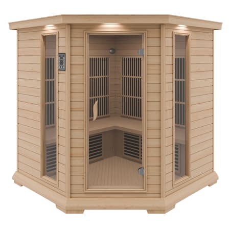 SteamSpa 5-Person Infrared Hemlock Indoor Sauna Room with LED Touch Control Panel Wood