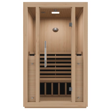 SteamSpa 2-Person Infrared Hemlock Indoor Sauna Room with LED Touch Control Panel and Oxygen Ionizer Wood