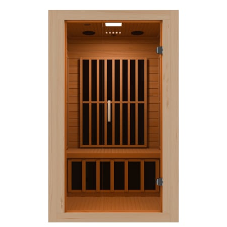 SteamSpa 2-Person Infrared Hemlock Indoor Sauna with LED Touch Panel Wood