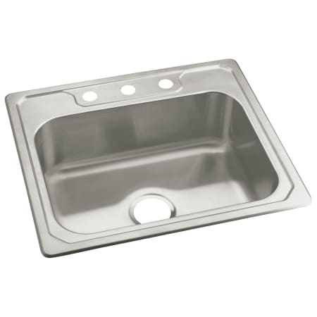 Sterling Middleton 25" Single Basin Drop In Stainless Steel Kitchen Sink with SilentShield® Stainless Steel