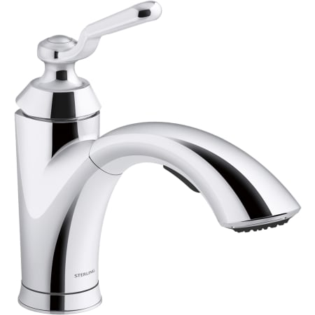 Sterling Ludington 1.5 GPM Single Hole Pull Out Kitchen Faucet Polished Chrome