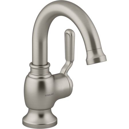 Sterling Ludington 1.2 GPM Single Hole Bathroom Faucet with Pop-Up Drain Assembly Vibrant Brushed Nickel
